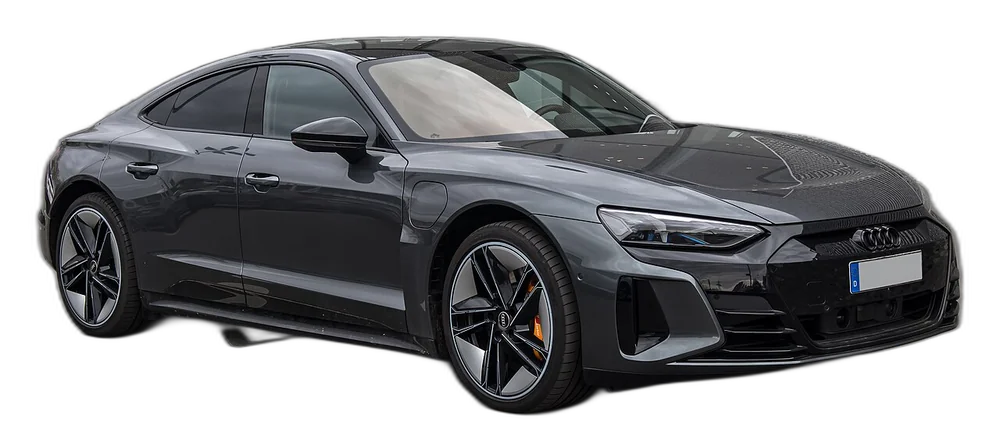 RS e-tron GT — real photo, background removed