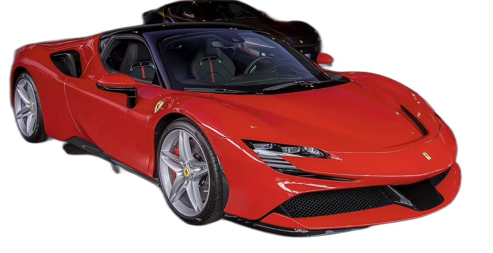 SF90 Stradale — real photo, background removed