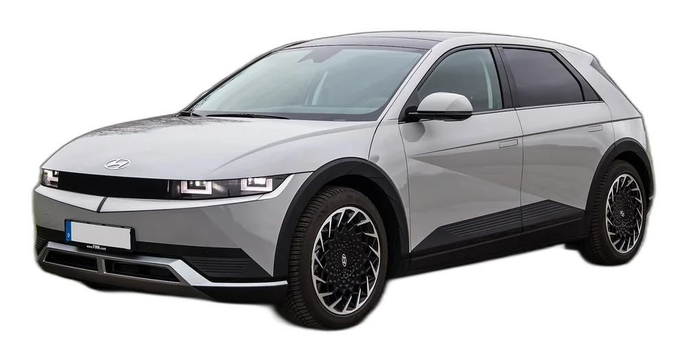 Ioniq 5 — real photo, background removed
