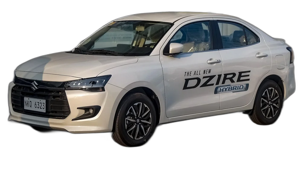 Dzire — real photo, background removed