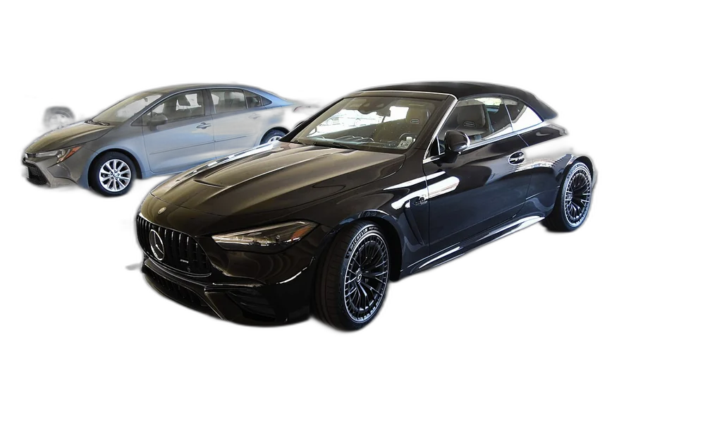 AMG CLE 53 — real photo, background removed