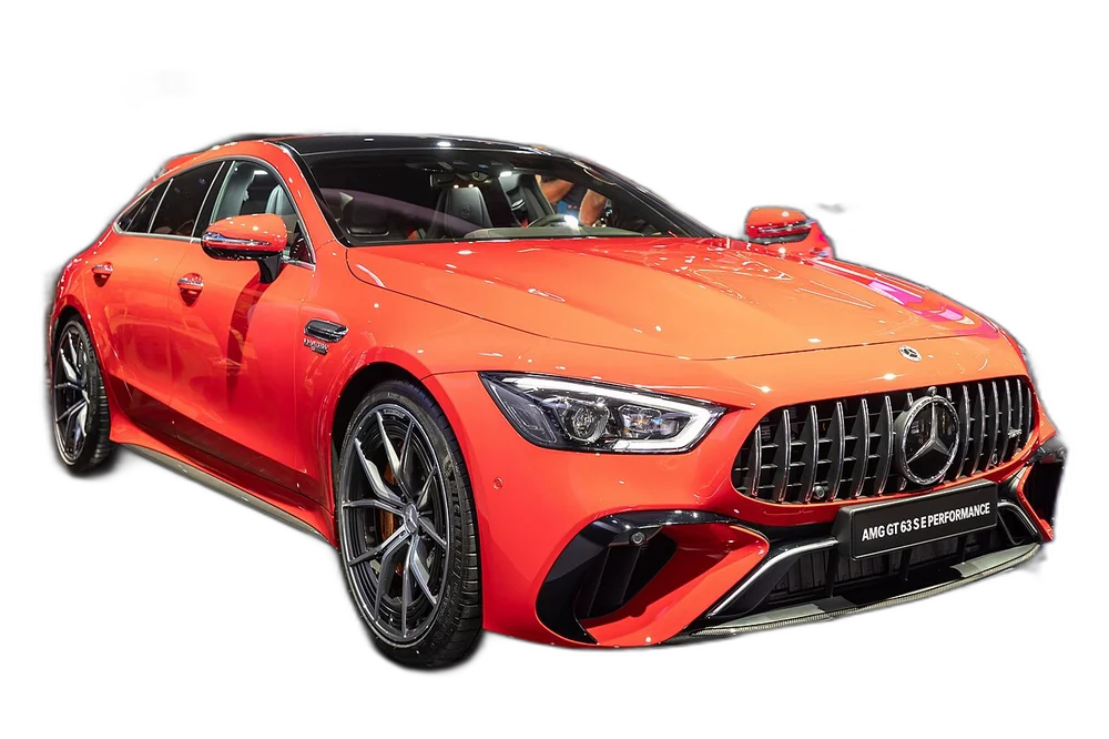 AMG S 63 E Performance — real photo, background removed