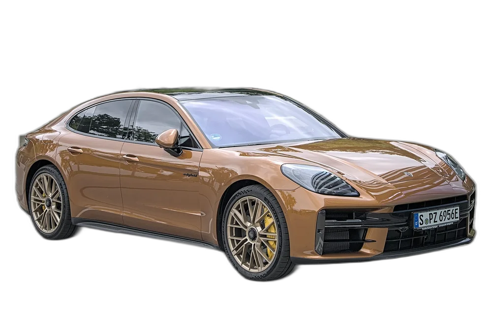Panamera — real photo, background removed