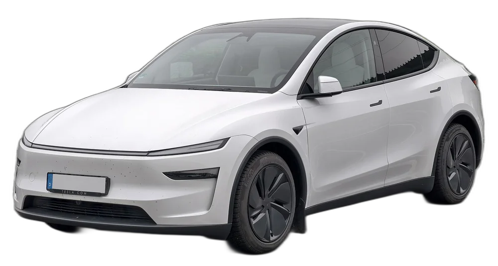 Model Y — real photo, background removed